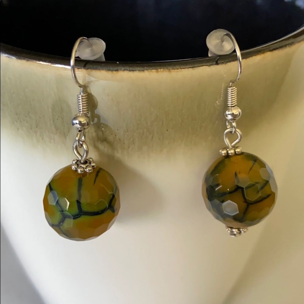 Pretty stone earrings